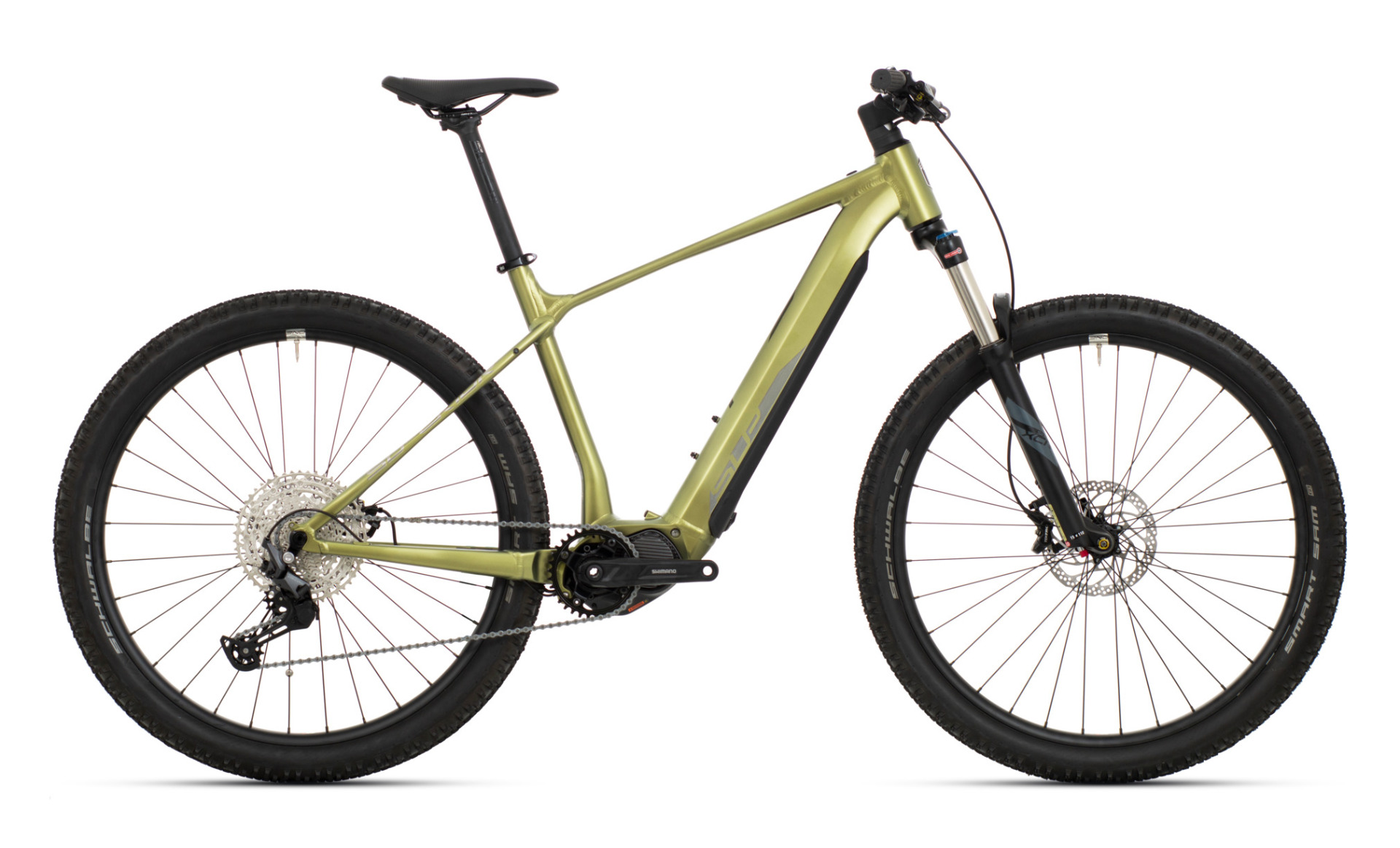 Elektriskais velosipēds Superior eXP 8089 Matte Olive Metallic/Chrome Silver