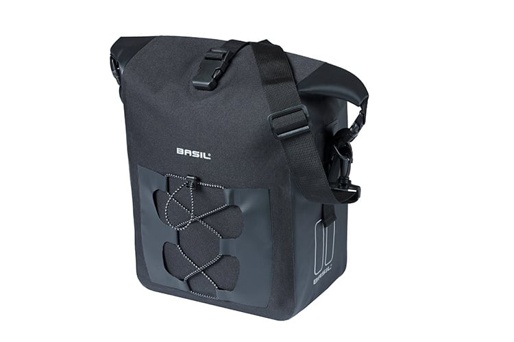 Bagāžnieka soma Basil Navigator Waterproof M, single pann. bag, 12-15L,black