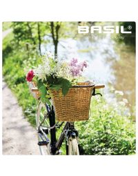 Grozs Basil Bremen Rattan Look KF front basket, seagrass