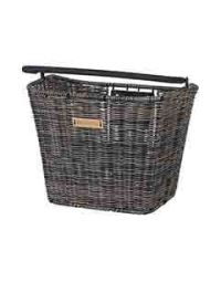 Grozs Basil Bremen Rattan Look KF front basket, nature brown