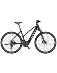 Elektriskais velosipēds KTM MACINA CROSS SX 20  D flaming black (grey+orange)