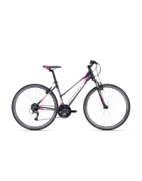 Velosipēds CTM BORA 1.0 matt black/pink