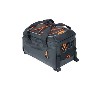Bagāžnieka soma Basil Miles Tarpaulin trunkbag, 7L, black orange