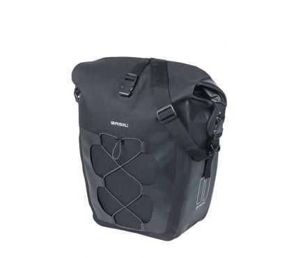 Bagāžnieka soma Basil Navigator Waterproof L, single bag, 25-31L,black
