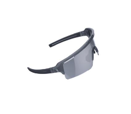 Saules brilles BBB BSG-65 sport glasses Fuse PC MLC silver transparent grey