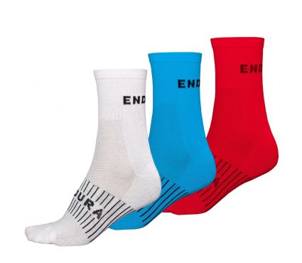 Zeķes Endura Coolmax® Race Sock (Triple Pack): White - L-XL