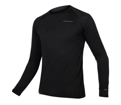 Apakškrekls Endura BaaBaa Blend L/S Baselayer Black