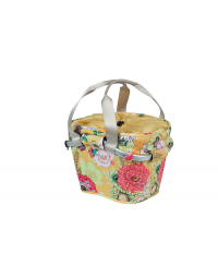 Grozs Basil Bloom Field carry all front basket KF, 15L, yellow