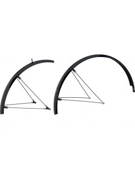 Dubļusargu komplekts SKS Bluemels Basic 28", 45 Mm Black