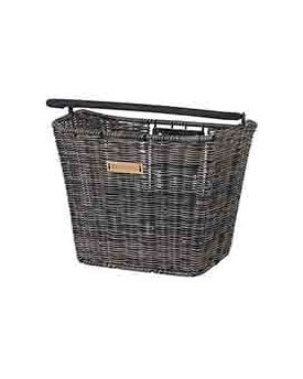 Grozs Basil Bremen Rattan Look KF front basket, nature brown