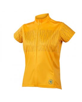 Krekls Endura Women's Hummvee Ray S/S Jersey Saffron