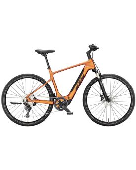 Elektriskais velosipēds KTM MACINA CROSS SX ELITE  H burnt orange matt (black+orange)