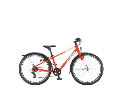 Velosipēds KTM WILD CROSS STREET 24cm fire orange (white)