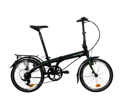 Salokāmais velosipēds DAHON VYBE D7 Black blue