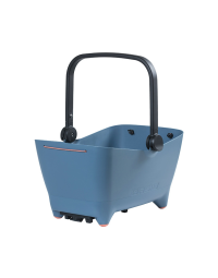 Grozs sunim Basil Buddy dog bicycle basket MIK, faded denim