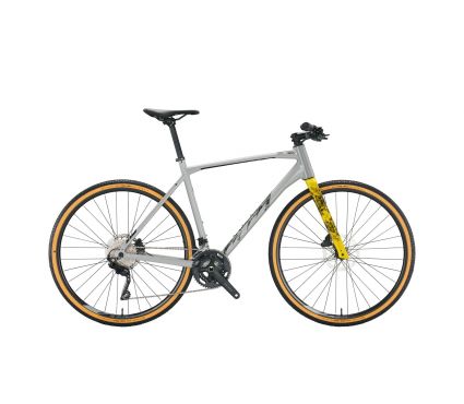 Velosipēds KTM X-STRADA 20 FIT ultimate grey (yellow+black) Shimano GRX 2x10