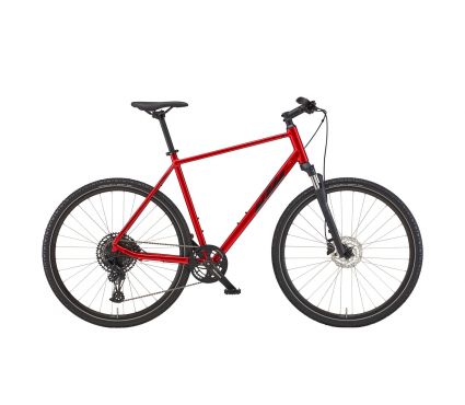 Velosipēds KTM X-LIFE CROSS chrome red (black+silver) 1x12 SRAM SX