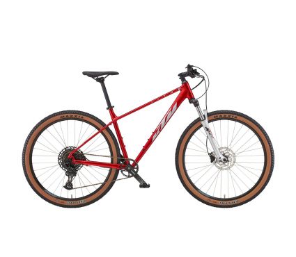 Velosipēds KTM ULTRA FUN 29 chrome red (silver+black) 1x12 Sram SX