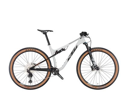 Velosipēds KTM SCARP ELITE metallic white (black+orange) Shimano Deore XT 12 III
