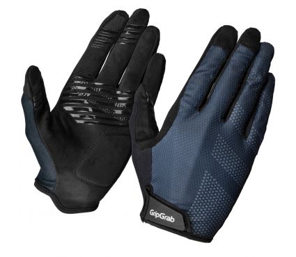 GripGrab RIDE Lite Padded Full Finger Summer Gloves Navy Blue