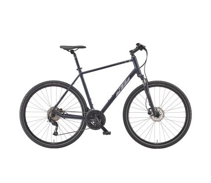 Velosipēds KTM X-LIFE ROAD H ult. dark bl. m. (slv.+blue) 2x9 Shimano Altus III