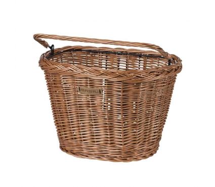 Grozs Basil Bremen Wicker KF front basket, natural