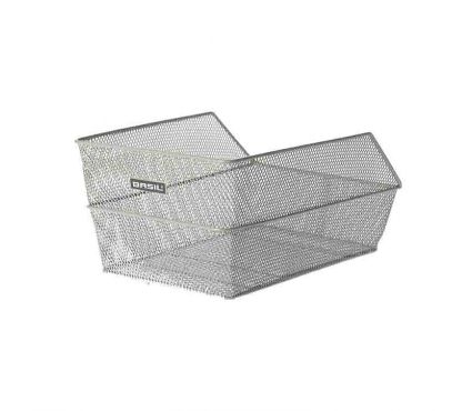 Grozs Basil Cento rear basket, silver