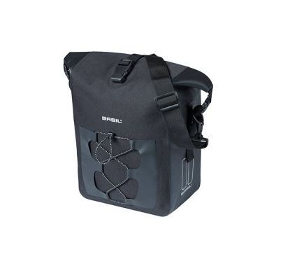 Bagāžnieka soma Basil Navigator Waterproof M, single pann. bag, 12-15L,black