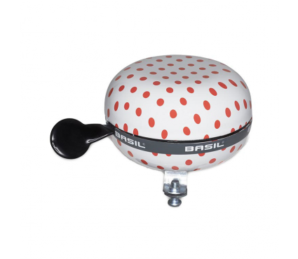 Zvans Basil Polkadot Big Bell, white/red