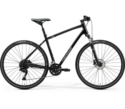 Velosipēds Merida CROSSWAY 100 III2 GLOSSY BLACK(SILVER)