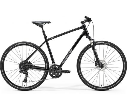 Velosipēds Merida CROSSWAY 300 III2 GLOSSY BLACK(SILVER)