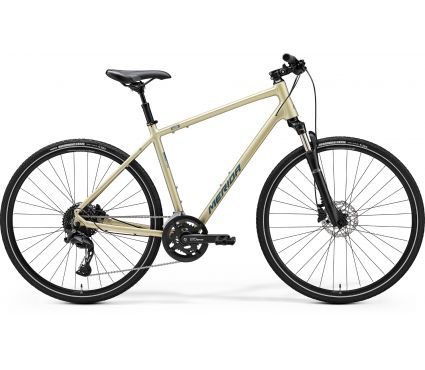 Velosipēds Merida CROSSWAY 300 III2 SILK CHAMPAGNE(BLUE)