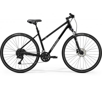 Velosipēds Merida CROSSWAY 100 III2 GLOSSY BLACK(SILVER) W