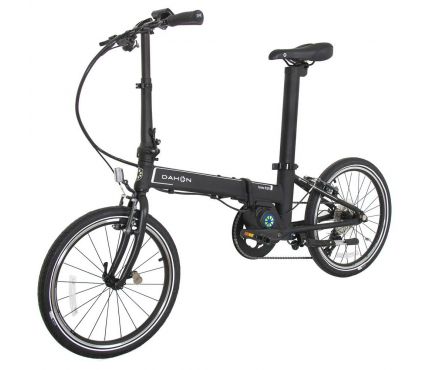 Salokāmais elektriskais velosipēds DAHON UNIO E20 Matt Obsidian