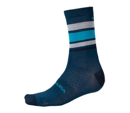 Zeķes Endura BaaBaa Merino Stripe Sock: Blueberry