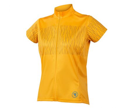 Krekls Endura Women's Hummvee Ray S/S Jersey Saffron