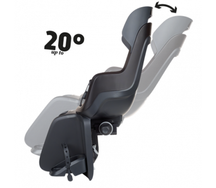 Bērnu sēdeklītis Bobike GO Maxi Carrier Reclining System Urban Black