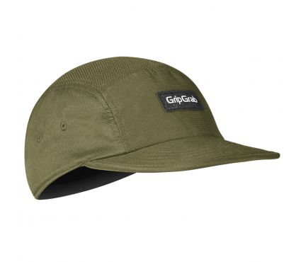 GripGrab 5 Panel Cap Olive Green Onesize