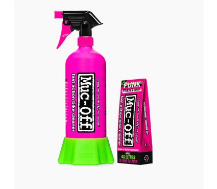 Tīrīšanas komplekts Muc-Off Punk Powder Bike Cleaner (4 Pack) + Bottle for Life