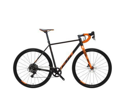 Velosipēds KTM X-STRADA 30 flaming black (orange) 1x11 SRAM RIVAL III