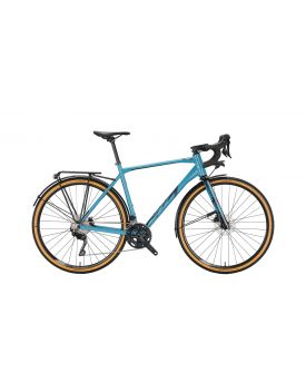 Velosipēds KTM X-STRADA LFC metallic vapor (black+silv+or) Shimano GRX 2x10