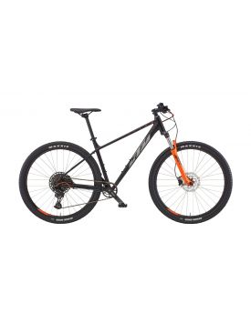 Velosipēds KTM ULTRA FUN 29 black matt (grey+orange) 1x12 Sram SX