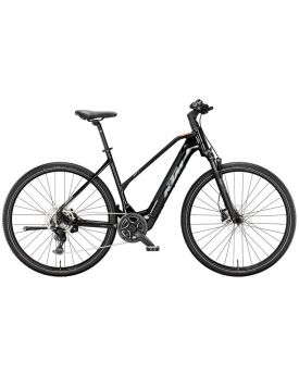 Elektriskais velosipēds KTM MACINA CROSS SX 20  D flaming black (grey+orange)