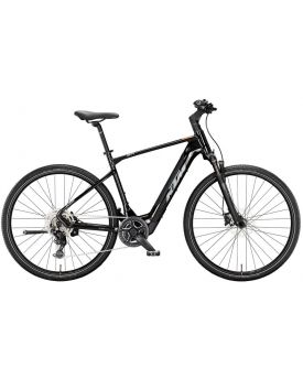 Elektriskais velosipēds KTM MACINA CROSS SX 20  H flaming black (grey+orange)