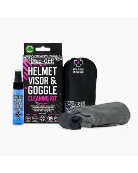 Tirišanas lidzeklu komplekts brillem Muc-Off Visor Lens & Goggle Cleaning Kit