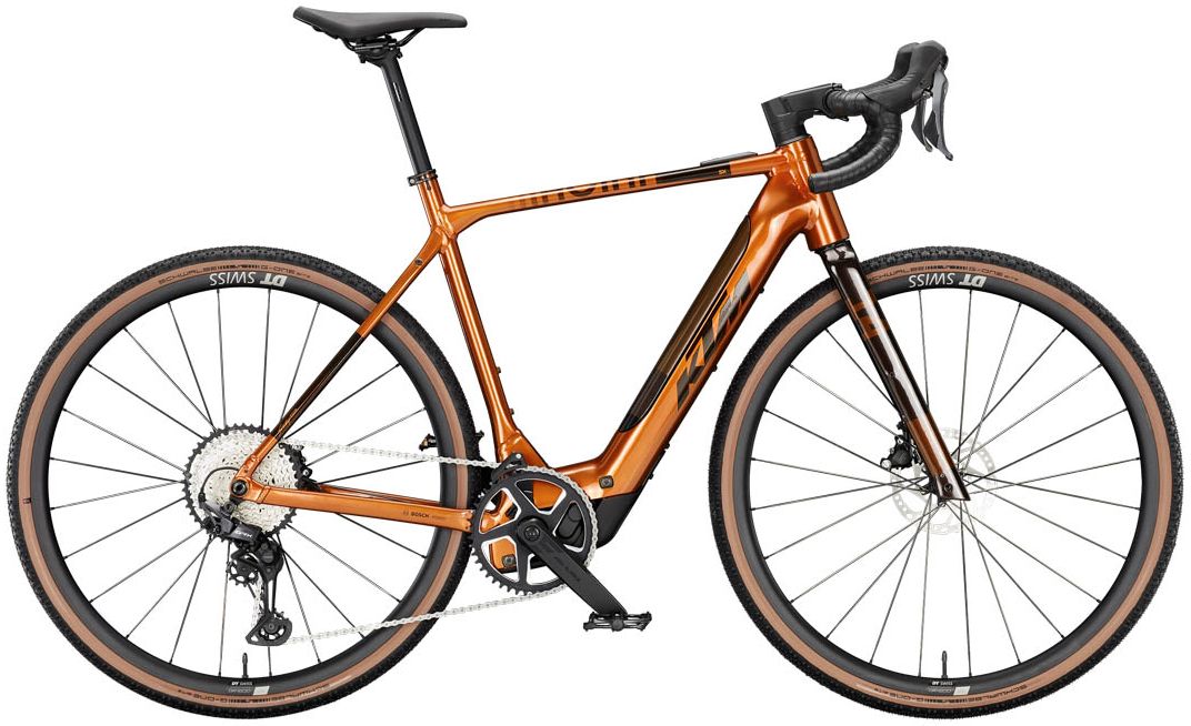 Elektriskais velosipēds KTM MACINA GRAVELATOR SX 10 burnt orange (dark orange+orange)