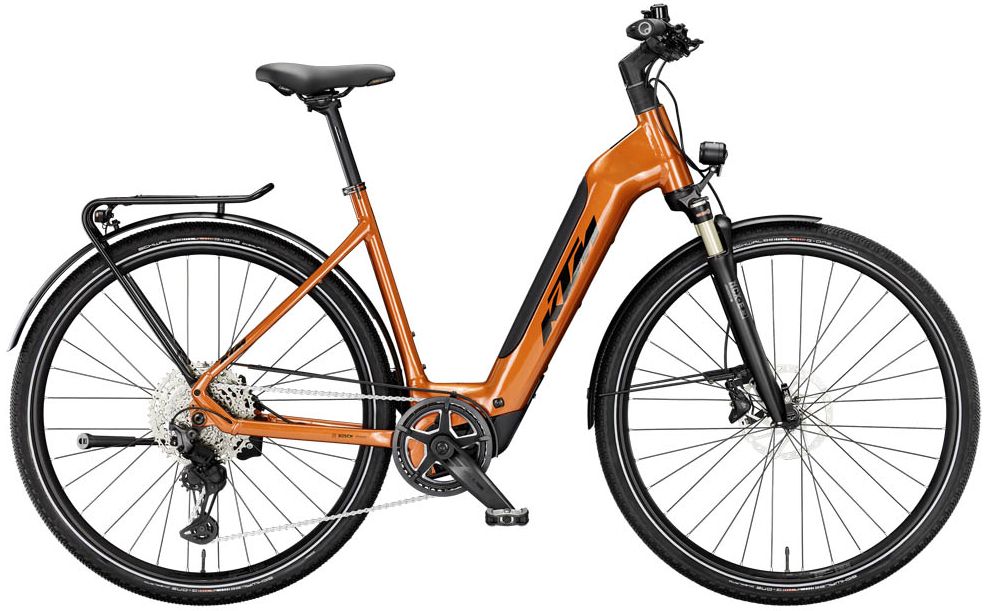 Elektriskais velosipēds KTM MACINA SPORT SX 10  US burnt orange (black)