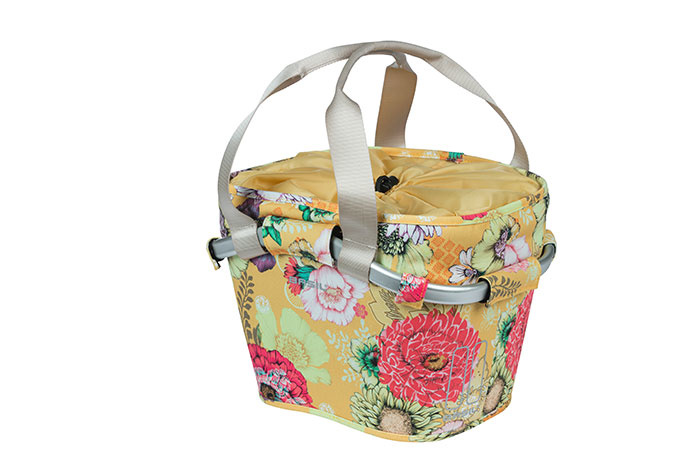 Grozs Basil Bloom Field carry all front basket KF, 15L, yellow
