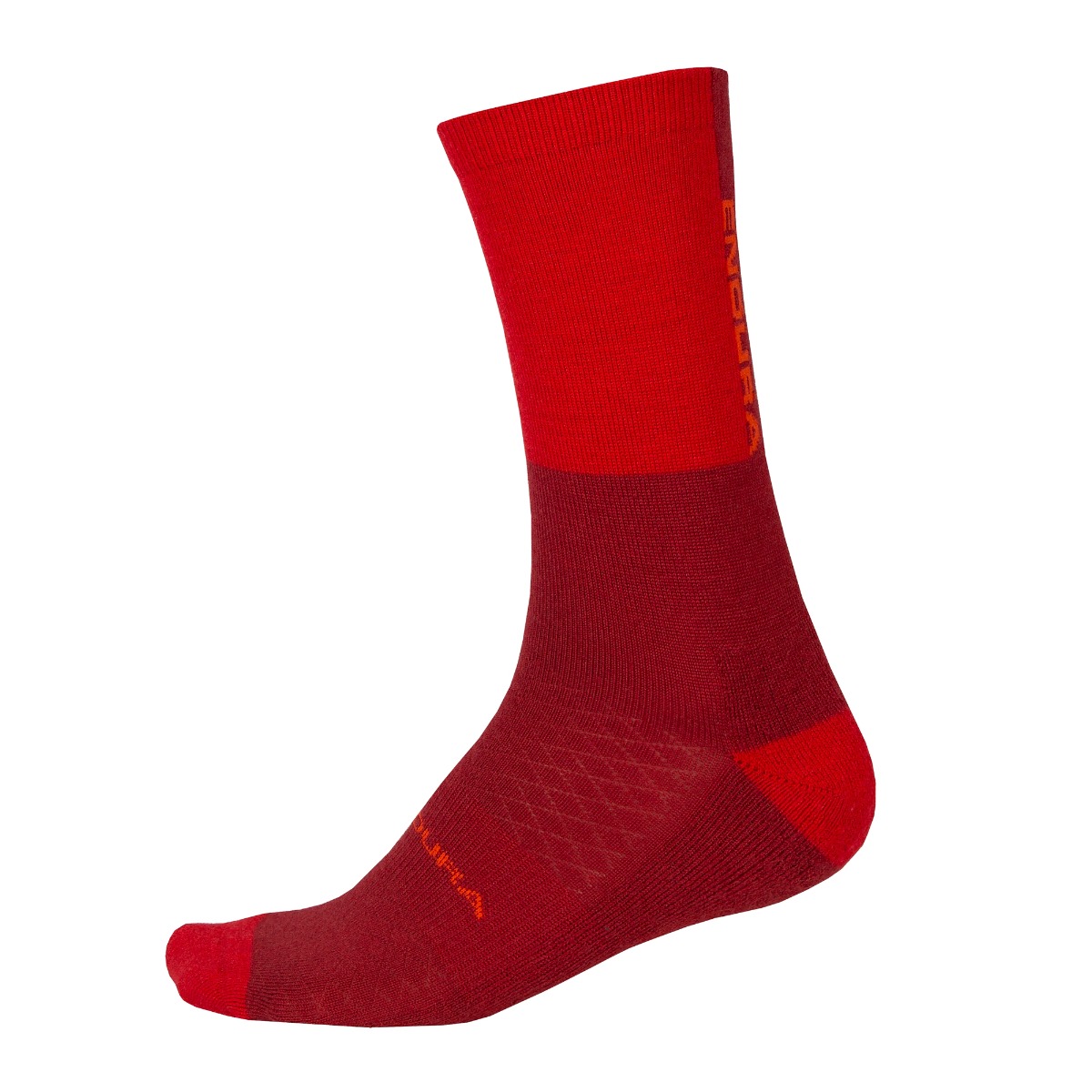 Zeķes Endura BaaBaa Merino Winter Sock Rust Red