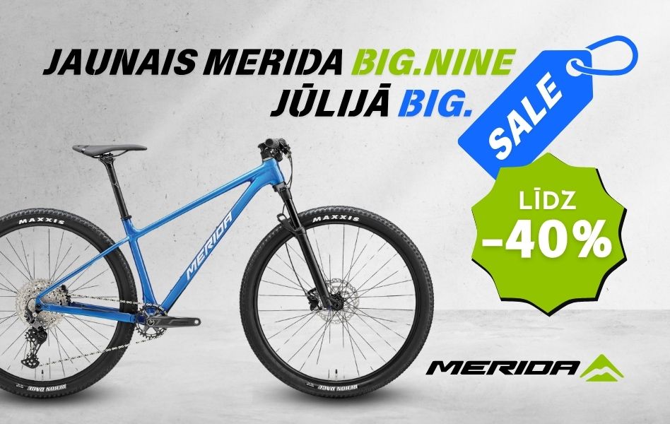 Jaunajiem Merida Big.Nine jūlijā Big.Sale!